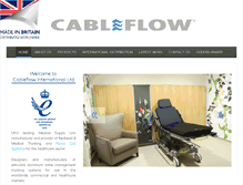 Tablet Screenshot of cableflow.com